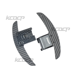 Accesorios Interiores para Automóviles, Volante Personalizable de Fibra de Carbono y Cuero, Palanca de Cambios Magnética para <span class=keywords><strong>Mustang</strong></span> 2015-2023 - Product Image 1