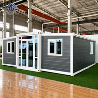 Casa Container Espandibile di Lusso 20/40ft a Prezzo di Fabbrica, Impermeabile, con Telaio in Acciaio, Pieghevole, Modulare, Casa Mobile Compatta con Cucina