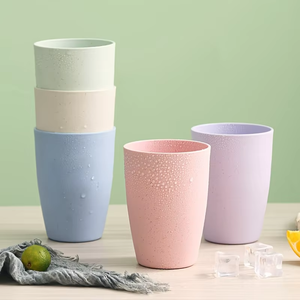 Eco-friendly Wheat Straw Drinking Cup Japanese Style Unbreakable Thickened <b>Large</b> Water <b>Mug</b> for Kids Home School Kitchen - Product Image 4