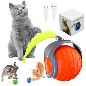 New USB Charge Pet <b>Interactive</b> Electronic Smart Ball <b>Toys</b> Automatic Moving Pet Teasing Smart Rolling Ball <b>Cat</b> <b>Toys</b> for Kitty - Product Image 1