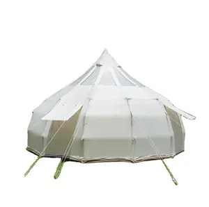 Stargazer Canvas Tent Four-Season Star-Gazing Camping Gear Waterproof Outdoor Glamping Tent with Custom Logo and Carry Bag