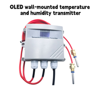 Transmetteur de température double RS485 Modbus-RTU avec écran OLED pour installation filetée sur tuyau, pour CVC, serres et applications industrielles