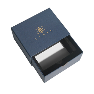ISO9001 Flexographic Printing Luxury Cufflink Packaging <b>Box</b> Custom Logo Drawer Cardboard <b>Box</b> with Insert for Watch Accessories - Product Image 1