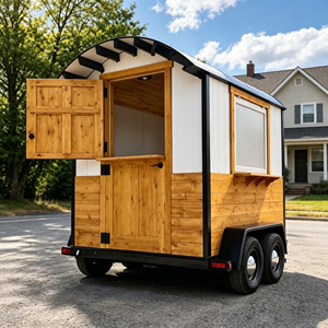 Food Trailer Food Truck <b>With</b> Full Kitchen Fully Equipped Mobile Concession Trailer for Fast Food <b>Coffee</b> BBQ Catering Food Truck - Product Image 3