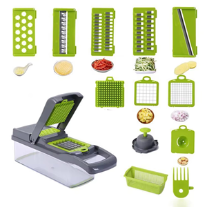 Hachoir à légumes, trancheuse et coupe-légumes de cuisine personnalisés en gros avec logo, avec lames en acier inoxydable - Product Image 4