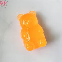 Produit phare QQ en gros : Ours en peluche transparent, jouet anti-stress pour les doigts, jouet pour enfants