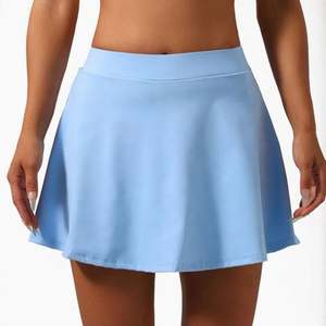 أقمشة ناعمة مخصصة 2 في 1 للتمرين تنورات للجولف تنورات عالية الخصر مع جيوب فساتين تنس مع شورت داخلي تنورة تنس - Product Image 2