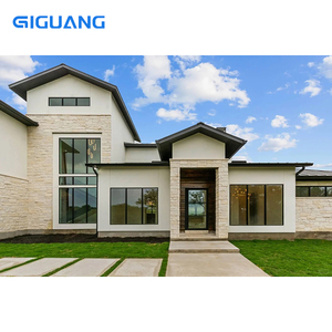 Maison passive à l'épreuve des ouragans Fenêtres ouvertes vers l'extérieur Double triple vitrage en aluminium Fenêtres à battant cassées thermiques à isolation thermique - Product Image 4