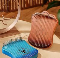 Finger-picked Stringed Instrument with 17 Notes. Easy to Learn for Beginners. a Small Harp Suitable for Young Musicians.