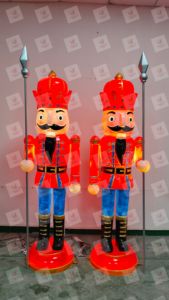 <span class=keywords><strong>Casse</strong></span>-<span class=keywords><strong>Noisette</strong></span> de Noël en résine légère Statue de soldat Figurine pour la décoration - Product Image 2