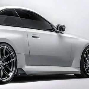 Extensions de jupes latérales en carbone préimprégné finition brillante style AD, accessoires de carrosserie aérodynamiques pour BMW M2 G87 <span class=keywords><strong>2023</strong></span> 2025 - Product Image 5