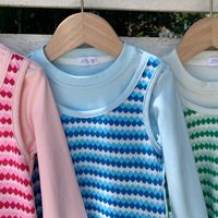 T-shirt à manches longues superposé couleur bonbon pour bébé fille, haut décontracté mignon pour le quotidien, collection printemps