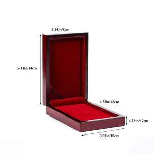 Boîte en bois de luxe sur mesure EVERWIN pour médailles, badges, pièces de monnaie, emballage cadeau, impression laser UV, logo. - Product Image 2