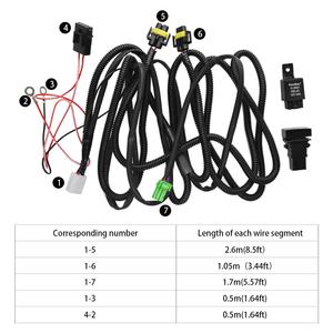 <span class=keywords><strong>H11</strong></span> Xe Sương Mù Ánh Sáng hệ thống dây điện khai thác LED chỉ số Ổ cắm chuyển đổi Kit 12V/40A thích hợp cho TOYOTA và Honda LED ánh sáng hệ thống dây điện khai thác - Product Image 5