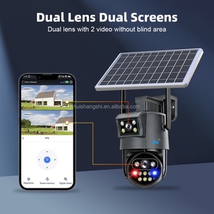 Caméra de sécurité industrielle portable sans fil à énergie solaire intelligente Wifi avec carte SIM 4G AI 360 - Product Image 2