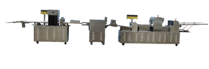 Tự động gà Burger patty thịt <span class=keywords><strong>Pie</strong></span> Nugget máy làm/Hamburger thịt đập và breading dây chuyền sản xuất - Product Image 2