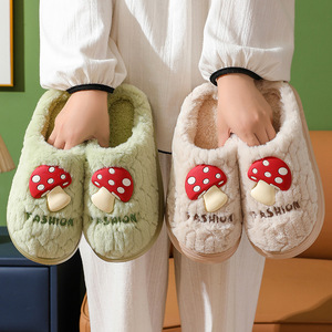 Unisex Winter Cotton for <b>Slippers</b> Cute Cartoon Design Thick Soles Anti-Skid EVA Outsole Home Warmth for Couples-Factory Custom - Product Image 4