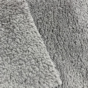 Vải Lông Cừu <span class=keywords><strong>Sherpa</strong></span> Ấm Áp Hai Mặt Shu Velveteen 100% Polyester Cho Mùa Đông - Product Image 6