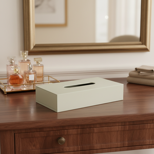 Elegant <b>Decorative</b> Lacquer Tissue Box With Traditional Hand Painted Designs For Luxury Interior <b>Decor</b> - Product Image 1