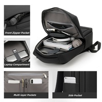 Mochila para Portátil de Viaje con USB, Logotipo Personalizado Simple, Mochila para Portátil de Negocios, Impermeable, para la Universidad, Escuela, Bolsa para Computadora