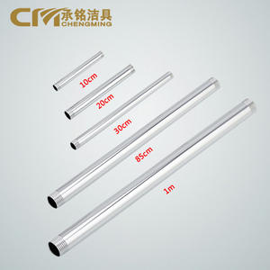 Tuyau de Douche Rigide en Cuivre et Acier Inoxydable à 4 Points de Fixation, Tige Extensible de 20 cm, 30 Pièces de Tuyaux de Plomberie en Gros - Product Image 2