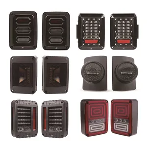 Luz trasera de coche de alta calidad para Jeep Wrangler faros Led luces traseras de coche pantalla