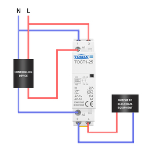 <span class=keywords><strong>Contacteur</strong></span> domestique ct, CT1 2P, 25A, 220/230V, 50/60HZ, <span class=keywords><strong>2no</strong></span> - Product Image 6