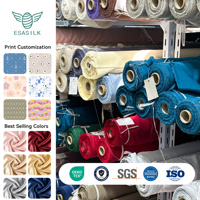 Tissu en Crêpe de Soie Pure à 100 %, 16-22 Momme, Charmeuse, Vendu au Mètre pour Robes et Vêtements – Direct Usine