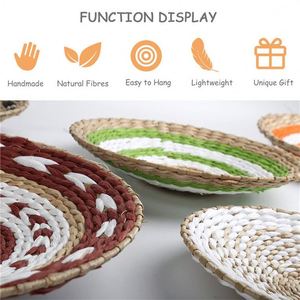 Decoración de entrada de <span class=keywords><strong>casa</strong></span>, decoración de Bosque Negro, colgante de pared de simulación, clínica redonda, sala de estar dorada para dormitorio de parejas - Product Image 6