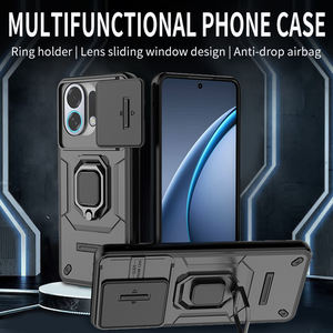 Funda de Teléfono de Lujo con Diseño Anti-Golpes <span class=keywords><strong>y</strong></span> Anillo de Aleación 360° con Protección Deslizante para Lentes para OPPO K13 Turbo, Gran Venta 2026 - Product Image 2
