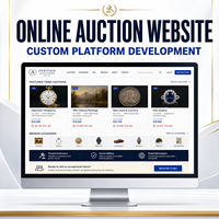 Diseño y Desarrollo de Sitios Web de Subastas Personalizados con Subastas Temporizadas, Licitaciones en Tiempo Real y Alertas de Licitación