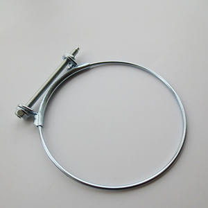 Grande pince à ressort personnalisée en fil d'acier à simple bobine à <span class=keywords><strong>double</strong></span> <span class=keywords><strong>oreille</strong></span> pince à <span class=keywords><strong>double</strong></span> anneau en acier inoxydable 304 - Product Image 5