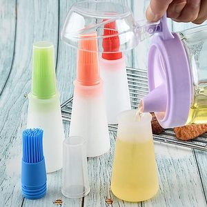 Silicone High Temperature Eco-Friendly Oil <b>Bottle</b> <b>Brush</b> for Barbecue & Baking Easy to Use Kitchen Tool - Product Image 6