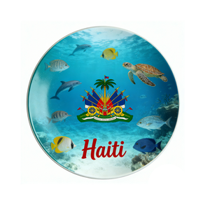 Assiette en céramique personnalisée style îles Pitcairn, Wallis et <span class=keywords><strong>Futuna</strong></span>, Haïti, Saint-Vincent-et-les-Grenadines – Vente en gros - Product Image 5