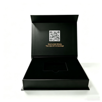 Station NFC programmable 215 carrée pour carte de commentaires Google, carte de table NFC avec code QR, carte cadeau, carte à jouer, boîte magnétique
