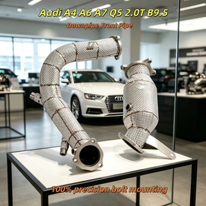Tubo de Escape Delantero Aislado de Acero Inoxidable 304 para Audi <span class=keywords><strong>A4</strong></span> A6 A7 Q5 2.0T B9.5 <span class=keywords><strong>2022</strong></span>+, con Pernos de Precisión al 100% para una Instalación Fácil - Product Image 1