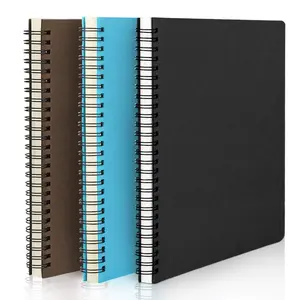 Wholesale customizable cheap school paper note book custom a4 a5 a6 size hardcover spiral notebook printing for students