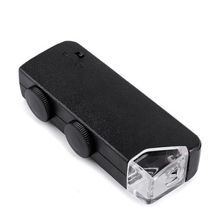 مجهر جيب تكبير جديد صغير مضيء 60-100X بضوء ليد 60-100X - Product Image 1
