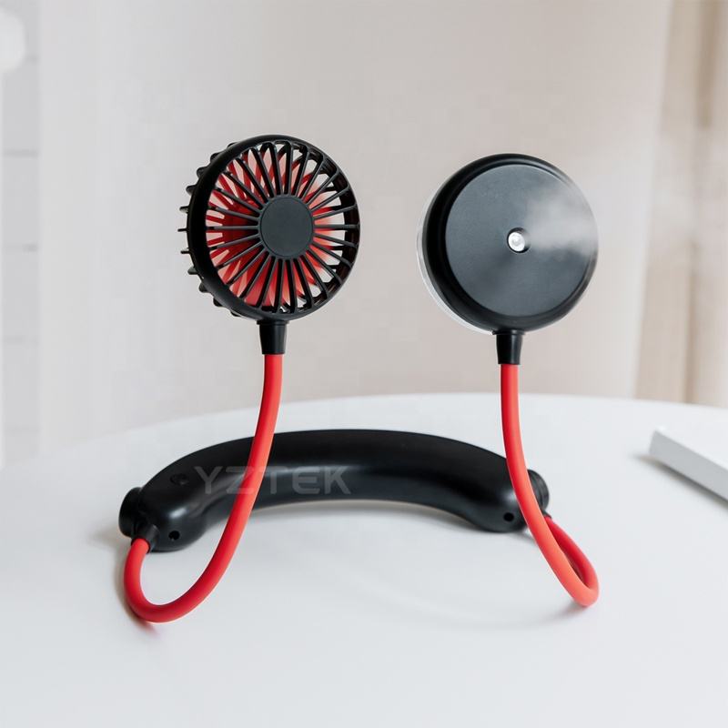 Ventilateur Autour Du Cou Ventilateur De Cou Portable Rechargeable - Plaque Refroidissement 6000mAh - 3 Vitesses Avec écran LCD Refroidisseur Air 3D