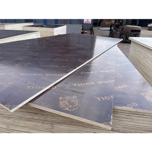 Contrachapado Fenólico WBP <span class=keywords><strong>de</strong></span> Primera Calidad Directo <span class=keywords><strong>de</strong></span> Fábrica, 15-25mm, 18mm, <span class=keywords><strong>Triplay</strong></span> Prensado para <span class=keywords><strong>Encofrado</strong></span>, 1220*2440 - Product Image 1
