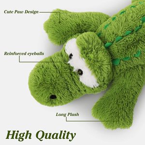 <span class=keywords><strong>Cocodrilo</strong></span> verde de peluche suave de alta calidad, lindo <span class=keywords><strong>cocodrilo</strong></span> de peluche de mamá con 3 animales de peluche de <span class=keywords><strong>cocodrilo</strong></span> bebé para niños - Product Image 3