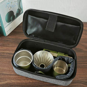Cafetera Portátil <span class=keywords><strong>de</strong></span> Metal para Viajes y Campamento, <span class=keywords><strong>Molinillo</strong></span> <span class=keywords><strong>de</strong></span> <span class=keywords><strong>Café</strong></span>, Juego <span class=keywords><strong>de</strong></span> Cafetera Todo en Uno con Bolsa para <span class=keywords><strong>Café</strong></span> - Product Image 2