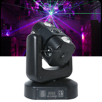 Lampe de roue de feu de vent de bras de LED de nouveau Style d'usine rouge vert Laser LED lumières de tête mobiles lumières de fête Laser lampes de scène Disco