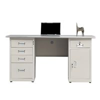 Table de bureau à domicile avec tiroir panneau de rangement bureau design table d'étude bureau de classe bureau armoire en métal