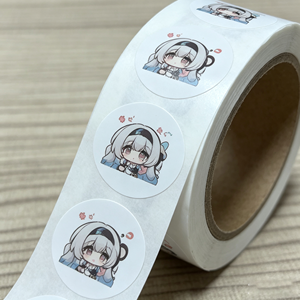 สติกเกอร์ม้วนแบบกำหนดเองพร้อมกาวกันน้ำ; โลโก้แบรนด์ไวนิล; ซีลทรงกลม; สติกเกอร์โลโก้เชิงพาณิชย์; ฉลากบรรจุภัณฑ์อาหาร - Product Image 4