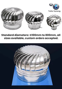 201/304 thép không gỉ mưa bằng chứng công nghiệp tuabin khí thải không có điện gió mui xe điều khiển thông gió mái Quạt thông gió - Product Image 6