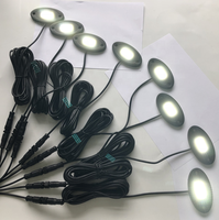 Eclairage Rock blanc pur robuste 8 pièces, lampe sous-marin, éclairage d'extérieur, pour l'intérieur, le bateau, RZR et pods