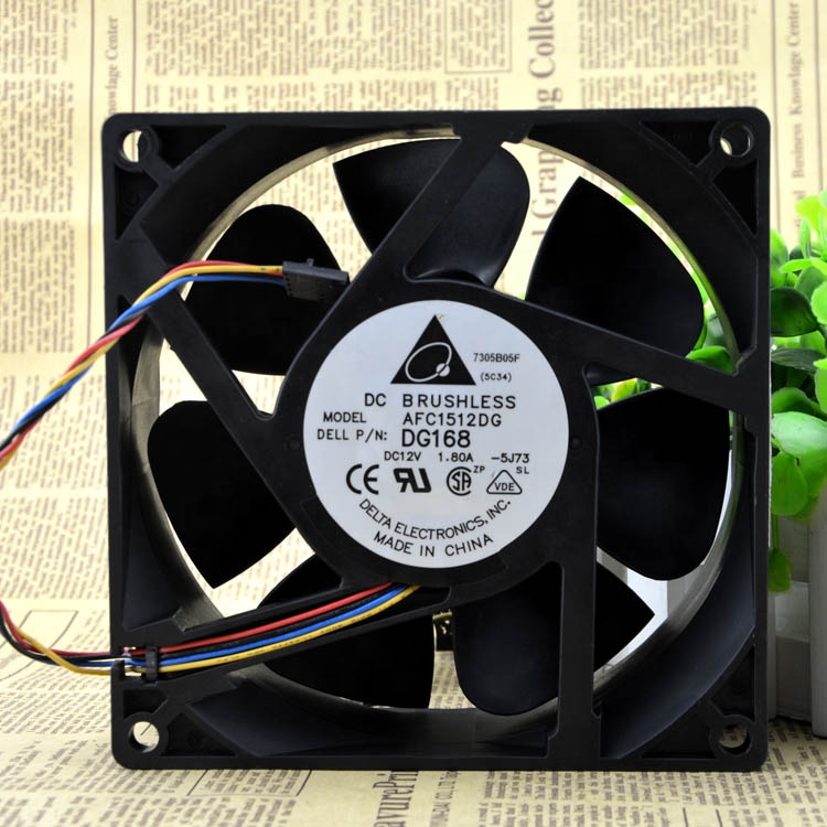 Delta 1512 Dual Ball Bearing Axial Fan - 440 M3/h Airflow