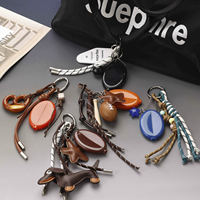 Porte-monnaie breloque de sac, porte-clés chien mignon, mini portefeuille, étui à monnaie en silicone, accessoire suspendu pour sac