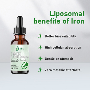 Factory Direct Iron Liquid Drops with Iron Energy Boost Vibrant lifestyles Cognitive Function Helps Maintain Optimal Iron levels - Product Image 1